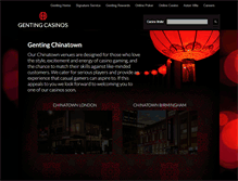 Tablet Screenshot of gentingchinatown.com